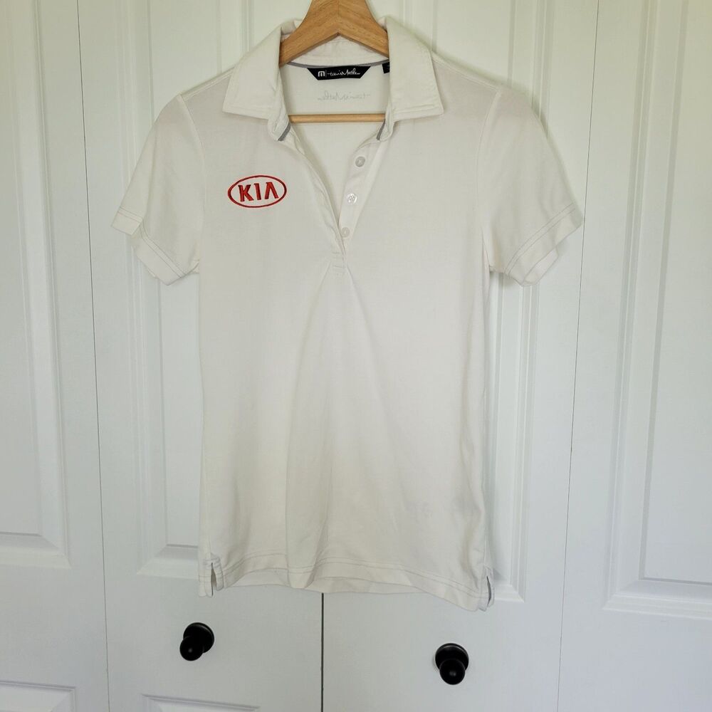 Travis Matthew Kia Motors White Polo Shirt Women's XS